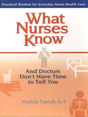 cover image of What Nurses Know and Doctors Don't Have Time to Tell You